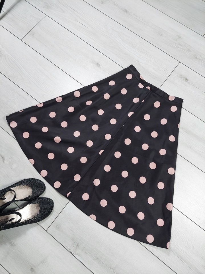 RED VALENTINO midi skirt with large polka dots Size 38 IT,XS | eBay
