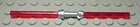 LEGO Figure Accessories Star Wars Double Laser Sword Silver Red Transparent (2046#)