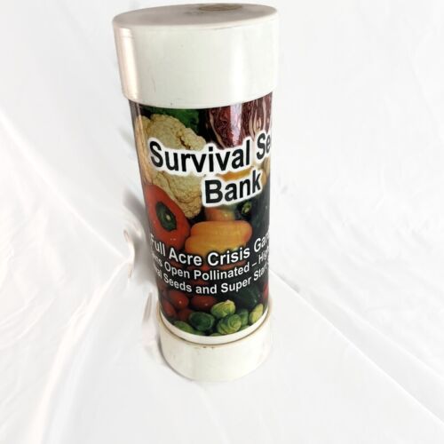 Survival Crisis Garden Emergency Seed Bank Full Acre Pollinated High Germination