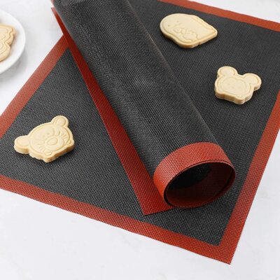 Silikon Backmatte Ausrollmatte Backofen Grillmatte Noppen Backmatten