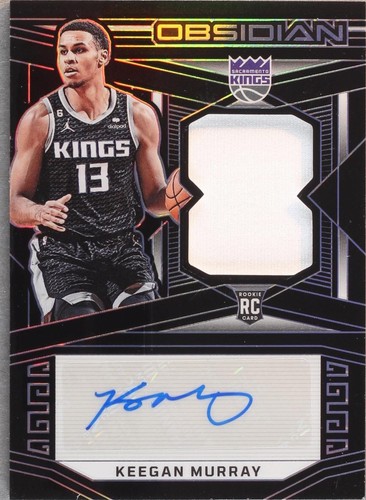 2022-23 Panini Prizm NBA Keegan Murray RC Monopoly Rookie Black