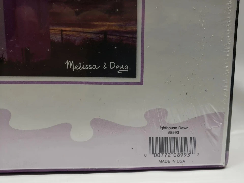 Lighthouse Dawn Cardboard Jigsaw Puzzle 300 Pieces Melissa & Doug New Sealed - Image 4 of 4