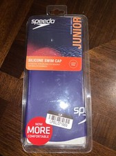 Speedo Solid Silicone Swim Cap Purple Dream Latex Free Junior Ages 6-14