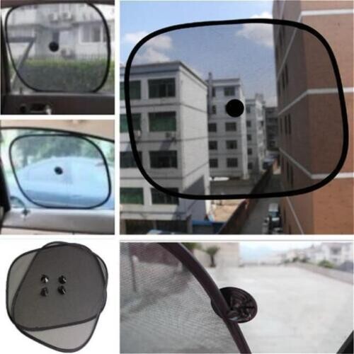 2 Pieces Sun Shade Screen Protector Car Mesh Blind Windows UV Protection Kids UK - Picture 9 of 13