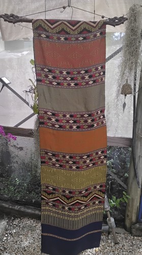 LAO SILK WALL HANGING Mid 20thC - Picture 2 of 4