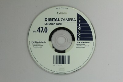 Software CD Canon Digital Camera Solution Disk Ver. 47.0 (12112123)