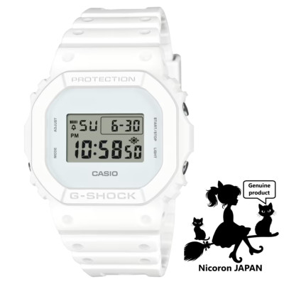 CASIO G-SHOCK DIGITAL Herrenuhren DW-5600WW-7JF Weiß JAPAN