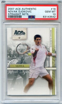 2007 STRAIGHT SETS Novak Djokovic ACE