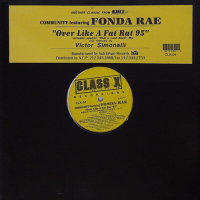 Community - Over Like A Fat Rat  95 / VG+ / 12''''