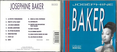 CD 15 TITEL JOSEPHINE BAKER BEST OF 1994 SAMMLUNG MUSIKHALLE PROBE RECORD