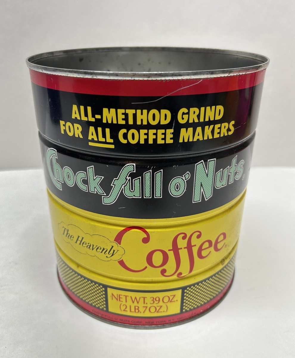 【フランス便】ビンテージ◆ボックス◆ Vintage Chock Full O' Nuts 2 LB Coffee Can Empty/No Lid | eBay