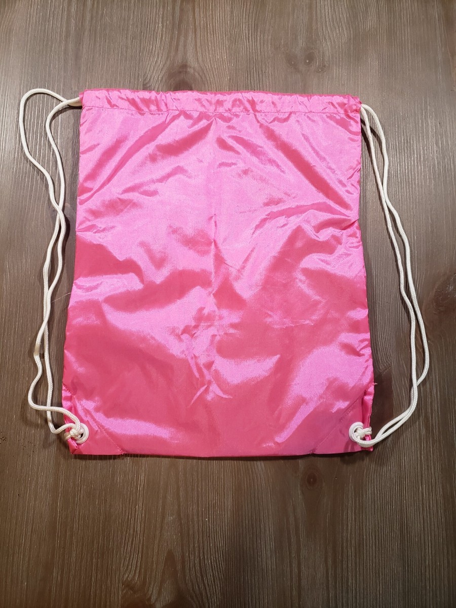 💕 Y2K Adidas Hot Pink Book Gym Bag Lightweight Knap Sack Backpack