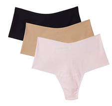 HANKY PANKY L78133 Breathe Hi-Rise Thongs 3-Pack Size Small