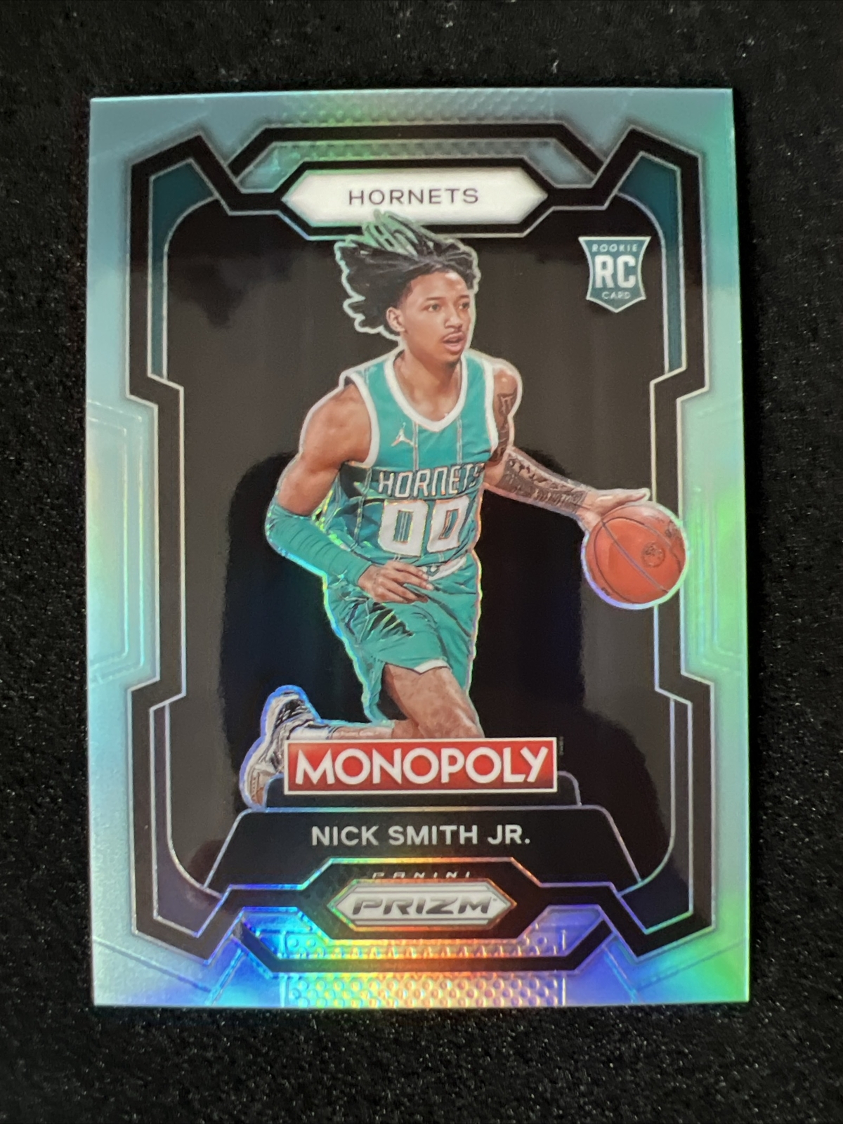 2023-24 Panini Prizm Monopoly Nick Smith Jr. #14 Light Blue /199 RC Hornets
