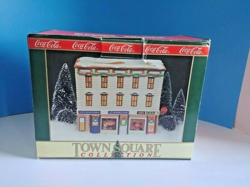 1992 Coco Cola Town Square Collection Dick's Corner Luncheonette # 7400 - Bild 7 von 12