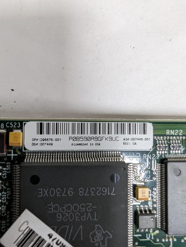 Rare Compaq 64 bit VGA PCI Card with Texas Instruments and MGA -2164WA chips - Image 3 of 4