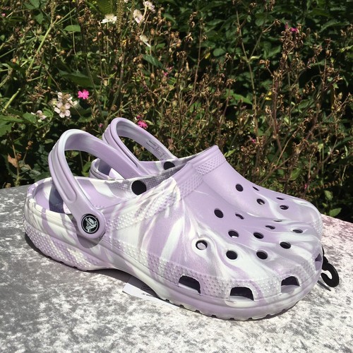 crocs lavender clogs