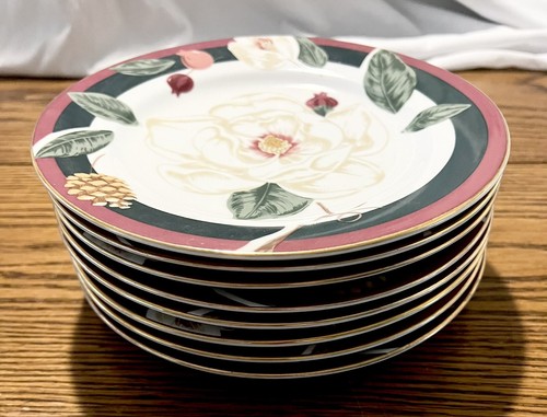Magnolia by Tienshan Fine China 43 Pcs (8 - 5 Pc Place Settings +) Retired Style - Picture 6 of 21