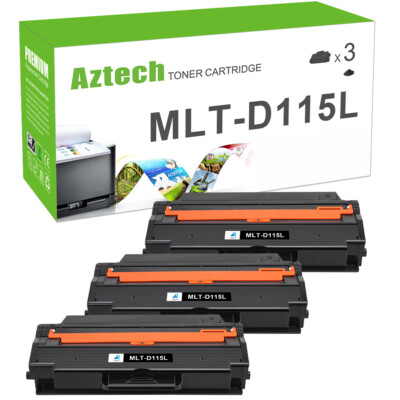 3PK MLT-D115L Toner Cartridge for Samsung Xpress SL-M2830DW SL-M2880FW Printer