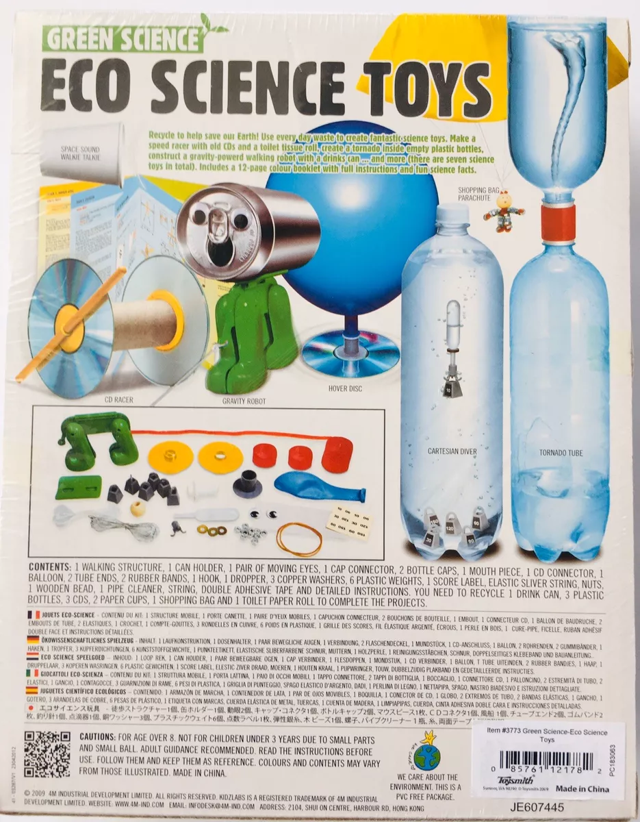Green Science, Brinquedos ecológicos para Crianças 6+