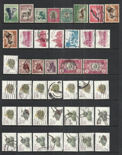 SOUTH AFRICA     USED ACCUMULATION      (162 STAMPS)      LOT 2   - Picture 1 of 4