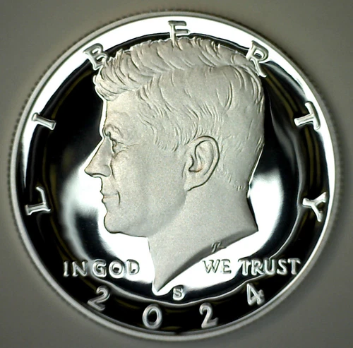 2024 S Proof SILVER Kennedy Half Dollar Coin 50 Cent JFK from US Mint Proof Set