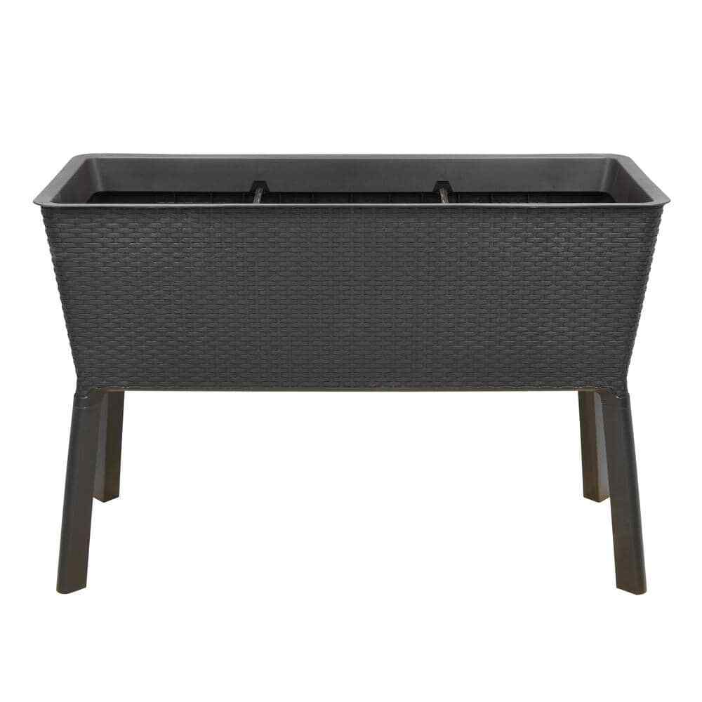 44.5 in. W x 15.25 in. H Easy Grow Elevated Resin Garden Bed Large