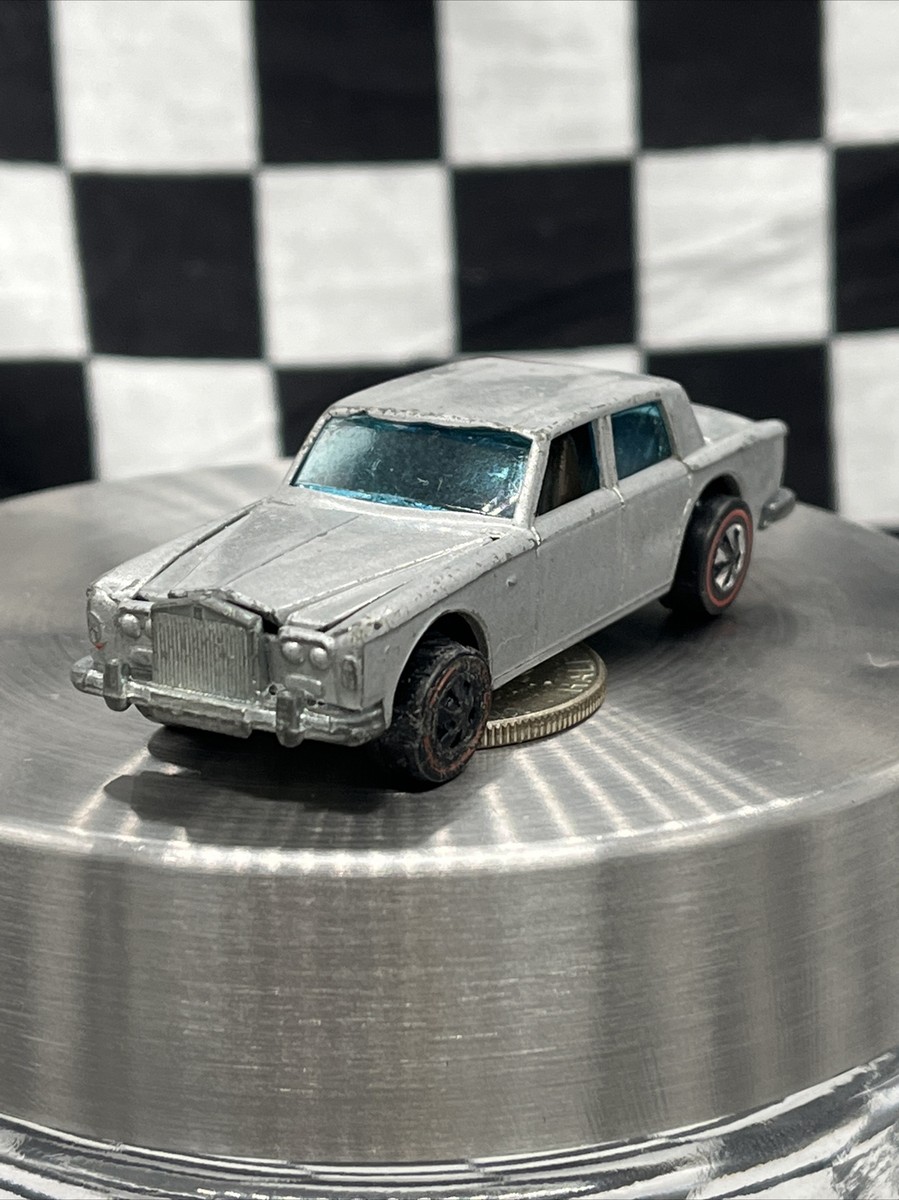 1969 Hot Wheels Redline Rolls Royce Silver Shadow HK NICE