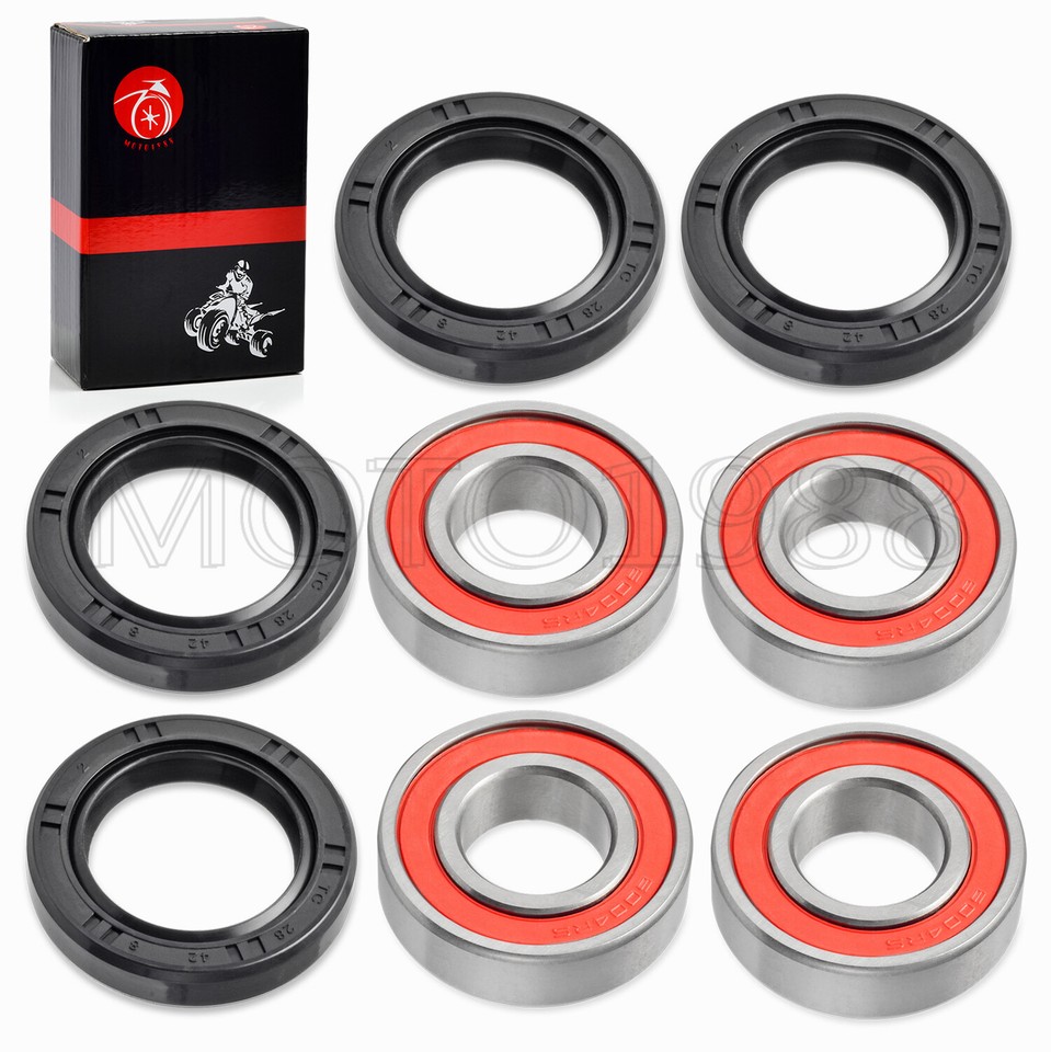 Honda TRX250 Bearings Front Wheel Bearing & Seal Kit For 1997-2001 Honda TRX250 Recon ATV - Both Sides (RJATV Brand) Honda TRX250 Front Wheel Bearings - Foto 7