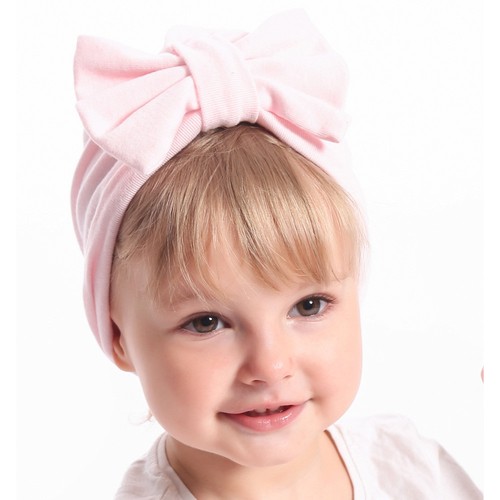 Baby Child Infant Toddler Winter Warm Soft Beanie Hats Caps Big Bow Knot Turban - Picture 4 of 16