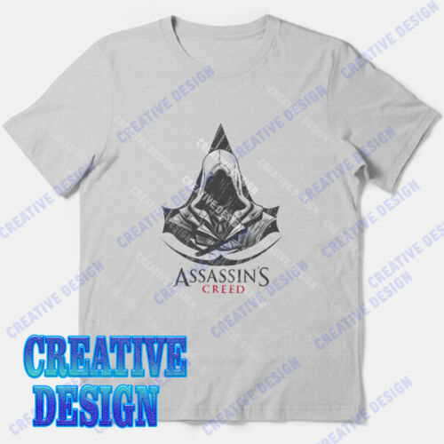 T-shirt personaggio di Assassin's Creed con logo divertente taglia americana da S a 5XL - Foto 1 di 4