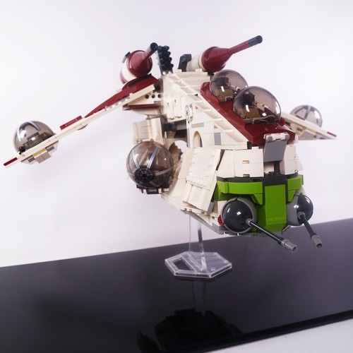 Display Stand for LEGO 75021 7676 7163 Republic Gunship, Acrylic 3D stand only. - Picture 6 of 10