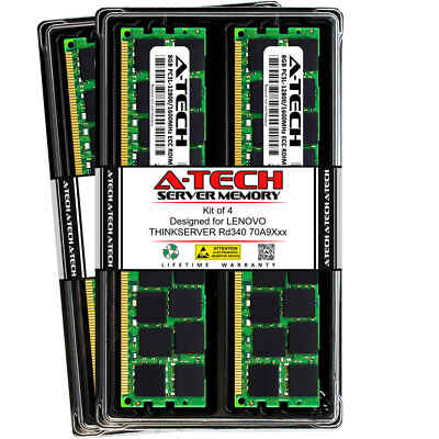 32GB 4x 8GB PC3L-12800R RDIMM Lenovo ThinkServer RD640 RD340 70A9 Memory RAM