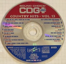 SOUND CHOICE SPOTLIGHT - COUNTRY HITS - VOL 13 - SC8133 - TOBY KEITH, JUDDS 