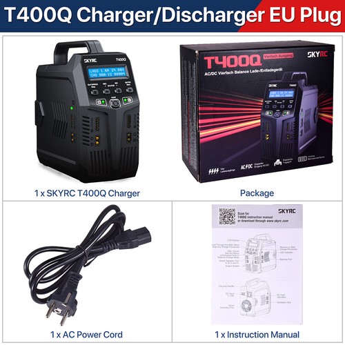SKYRC T400Q Lipo Akku Balance Charger Entladegerät Quattro AC/DC 1-6S Ladegerät - Bild 13 von 16