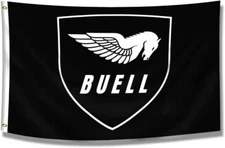 Buell Motorcycle Flag Banner 3x5ft Moto Racing for Garage College Dorm... 
