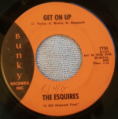 HALF OFF The Esquires ''Get On Up / Listen To Me'' VG