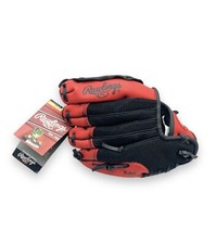Rawlings PL9BSM 9" Baseball Glove Tee Ball Red/Black Right Hand Throw RHT NEW