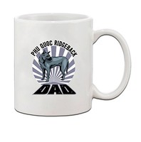 Phu Quoc Ridgeback Dog Dad Ceramic Coffee Tea Mug Cup 11 Oz, Phu Quoc Ridgeback Dog Dad Ceramic Coffee Tea Mug Cup 11 Oz,