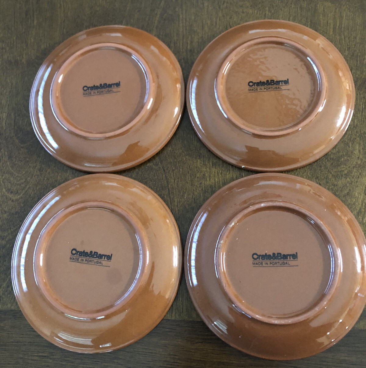 Crate And Barrell 6” Small Plates Lot of 4 Portugal eBay