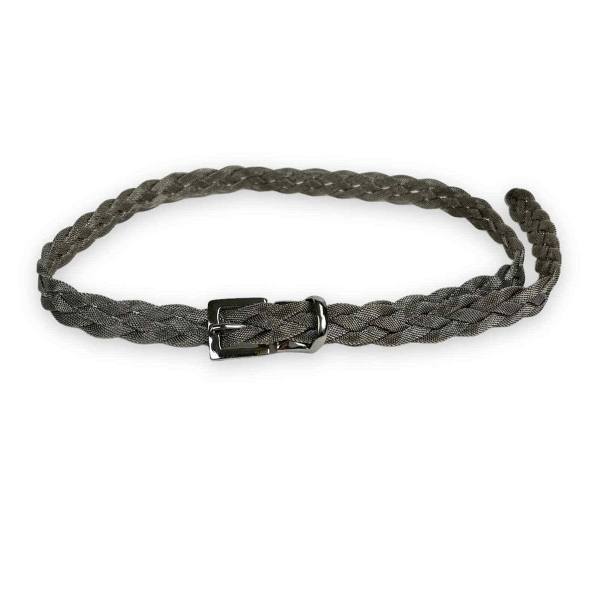Brilliant silver woven metal belt xlarge Metal Woven Chain Belt Silver Size 37 | eBay main image 4