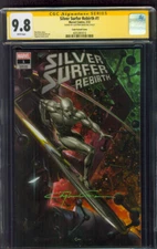 Silver Surfer Rebirth 1 CGC SS 9.8 Clayton Crain Variant