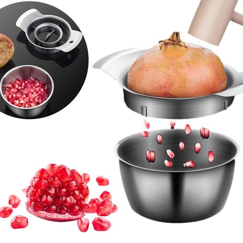 1 Set Küche Granatapfelschäler Stahl Granatapfel Entkerner NEUUK- - Bild 3 von 14