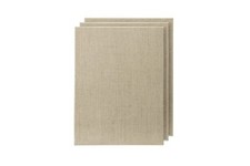 Clear Primed Linen Panels - 3x4" - 3 Pack of Panels for Painting Oils Acrylic...