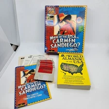 Where in the USA is Carmen Sandiego?  Manual USA Almanac Crimestopper's Guide