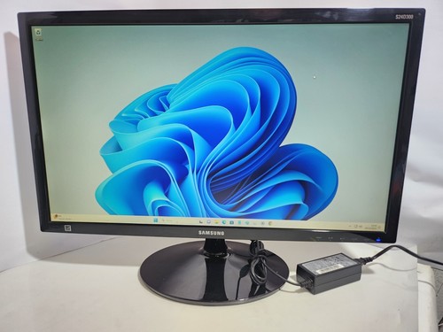 Samsung S24D300H monitor 24" Vga HDMI lcd LED FHD per pc computer nero S24D300