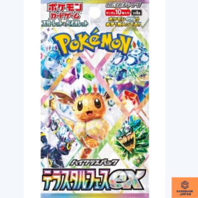 1 PACK Terastal Festival sv8a Pokemon Card Japanese Scarlet