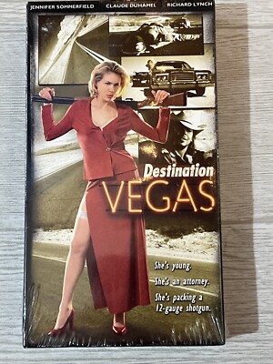 Destination Vegas (1995) VHS Action Jennifer Sommerfield NEW SEALED 