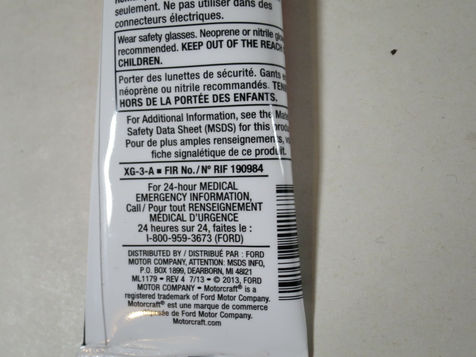 Motorcraft XG3A Silicone Caliper Brake Grease and Dielectric Compound
