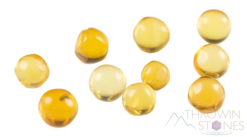 Mexican AMBER Crystal Sphere - Mini Marbles, Crystal Ball, Jewelry Making, E1471 - Picture 6 of 10